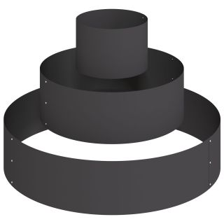 metalltaim teras/must teras suur modulaarne metalltaim