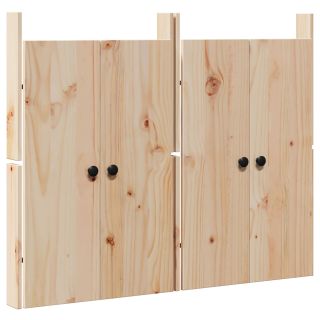 Väli Köögi Uksed 2 tk 50x9x82 cm Massiivne Männipuit
