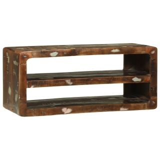 TV Kapp 80x32x36 cm Tugevast Taastatud Puidust