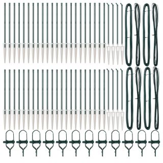 Aiapostid mõlaga 52 tk Ø32 mm 80 cm Galvaniseeritud Teras