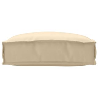 Pallet Cushion for Seat Beež 50x50x12 cm Oxford Kangas