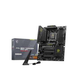 Mainboard|MSI|AMD B850|SAM5|ATX|Memory DDR5|Memory slots 4|3xPCI-Express 16x|4xM.2|1xHDMI|1xAudio-In|1xAudio-Out|4xUSB 2.0|1xUSB 3.0|2xUSB 3.2|3xUSB-C|1xRJ45|B850TOMAHAWKMAXWIFI