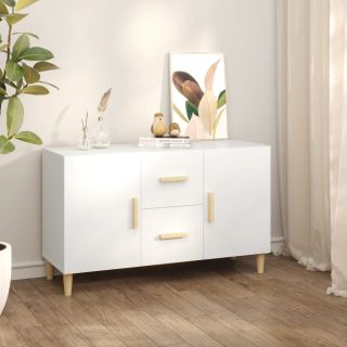 puhvetkapp, valge, 100 x 36 x 60 cm, tehispuit