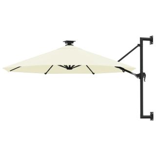seinale kinnitatav aia päikesevari metallpostiga 300 cm, liiv