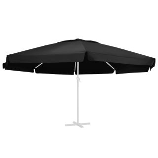 asenduskangas aia päikesevarjule, must, 600 cm