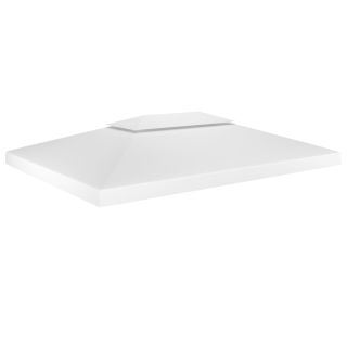 двойная крыша-укрытие 310 г/м² 4 x 3 м, белая