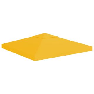 kahekordne varjualuse katus 310 g/m² 3 x 3 m, kollane