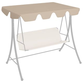 садовые качели сменная крыша бежевая 150/130x105/70 см