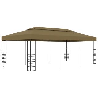 varjualune 6 x 3 x 2,7 m pruunikashall 180 g/m²