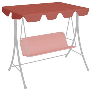 садовые качели сменная крыша терракота 150/130x105/70 см