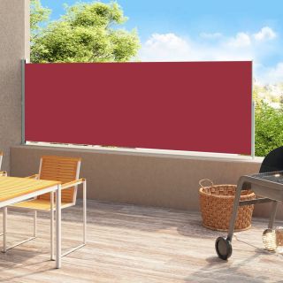 выдвижная боковая стенка патио, 180 x 500 см, красная