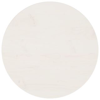 lauaplaat, valge Ø50 x 2,5 cm, männipuit