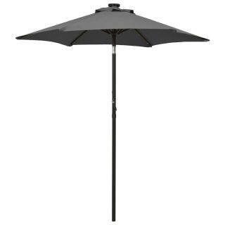 aia päikesevari LED-tuledega antratsiit 200 x 211 cm alumiinium