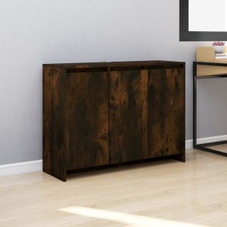 puhvetkapp, suitsutatud tamm, 102x33x75 cm, tehispuit