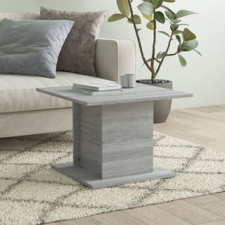 kohvilaud, hall Sonoma tamm, 55,5x55,5x40 cm, tehispuit