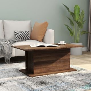 kohvilaud, pruun tamm, 102x55,5x40 cm, tehispuit