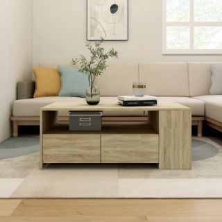 kohvilaud, Sonoma tamm, 102 x 55 x 42 cm, tehispuit