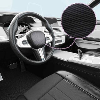 Автомобильная пленка 2 шт, 3D, черная, 100 x 150 см