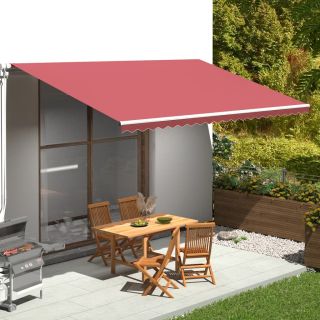 varikatuse asenduskangas, burgundiapunane, 5x3 m