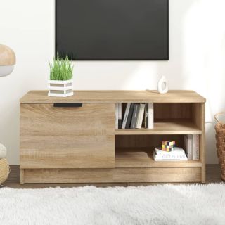 Тумба под ТВ, дуб Сонома, 80x35x36,5 см, искусственное дерево