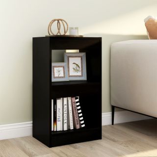 Книжный шкаф/разделитель комнаты, черный, 40x30x72 см