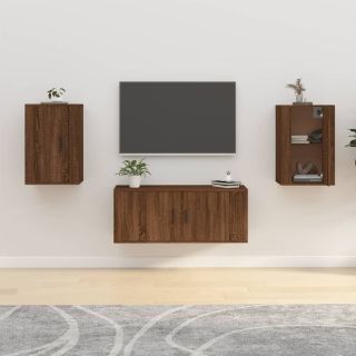 Настенные тумбы под телевизор, 2 шт, 40x34,5x60 см