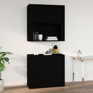 seinakapp, must, 80 x 33 x 80 cm, tehispuit