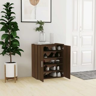 Тумба для обуви, коричневый дуб, 60x35x70 см, искусственное дерево