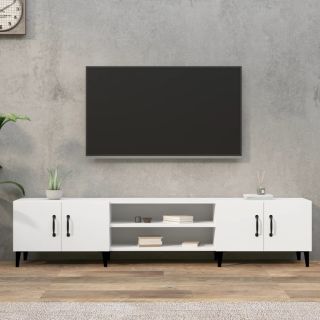 telerikapp, valge, 180 x 31,5 x 40 cm, tehispuit