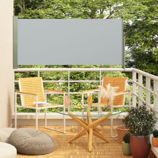 выдвижная боковая стенка патио, 140 x 300 см, серая