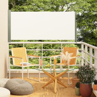 выдвижная боковая стенка патио, 140 x 300 см, кремовая
