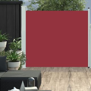 выдвижная боковая стенка патио, 170x300 см, красная