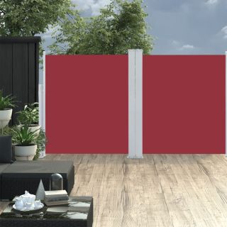 lahtitõmmatav külgsein, punane, 140 x 600 cm