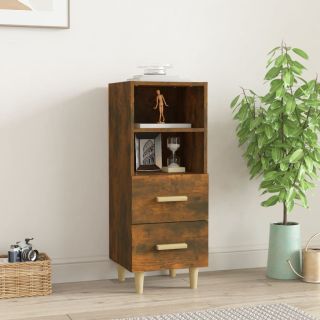puhvetkapp, suitsutatud tamm, 34,5 x 34 x 90 cm, tehispuit