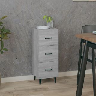 puhvetkapp, hall Sonoma tamm, 34,5x34x90 cm, tehispuit