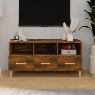telerikapp, suitsutatud tamm, 102 x 36 x 50 cm, tehispuit