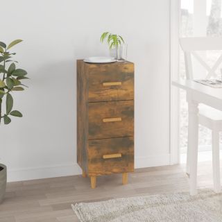puhvetkapp, suitsutatud tamm, 34,5 x 34 x 90 cm, tehispuit