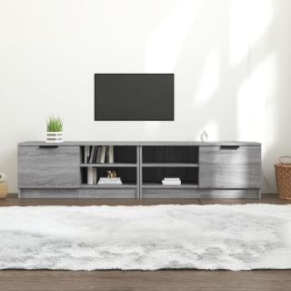 telerikapid 2 tk, hall Sonoma tamm, 80x35x36,5 cm, tehispuit
