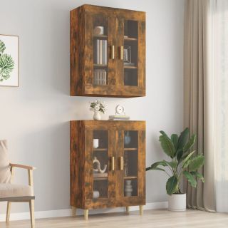 seinakapp, suitsutatud tamm, 69,5x34x90 cm
