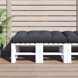 Подушка для сиденья из европоддона, антрацит, 120x80x12 см, ткань