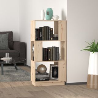 Книжный шкаф/разделитель комнаты, 51x25x101 см, массив сосны