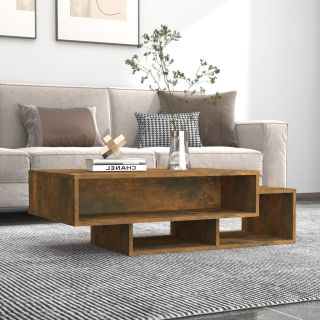 журнальный столик, копченый дуб, 105 x 55 x 32 см, искусственное дерево