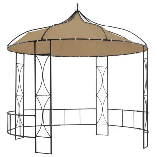 varikatus 300 x 290 cm, pruunikashall, ümmargune
