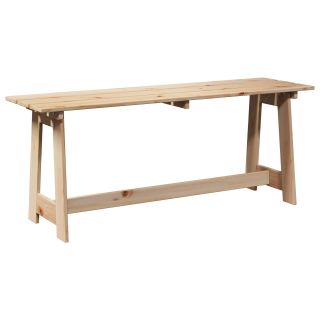 Välibank 119x35x47 cm Tugev Puit Männipuit
