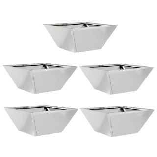 Metallist pottide komplekt Galvaniseeritud teras 35 x 35 x 15 cm