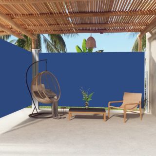 lahtitõmmatav külgsein sinine 200 x 600 cm