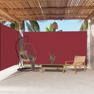 lahtitõmmatav külgsein punane 200 x 600 cm