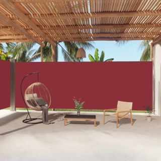 lahtitõmmatav külgsein, punane, 220 x 1000 cm