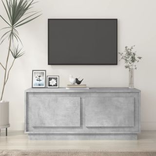 журнальный столик, бетонно-серый, 102 x 50 x 44 см, искусственное дерево