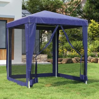 peotelk 4 võrgust külgseinaga, sinine, 2 x 2 m HDPE